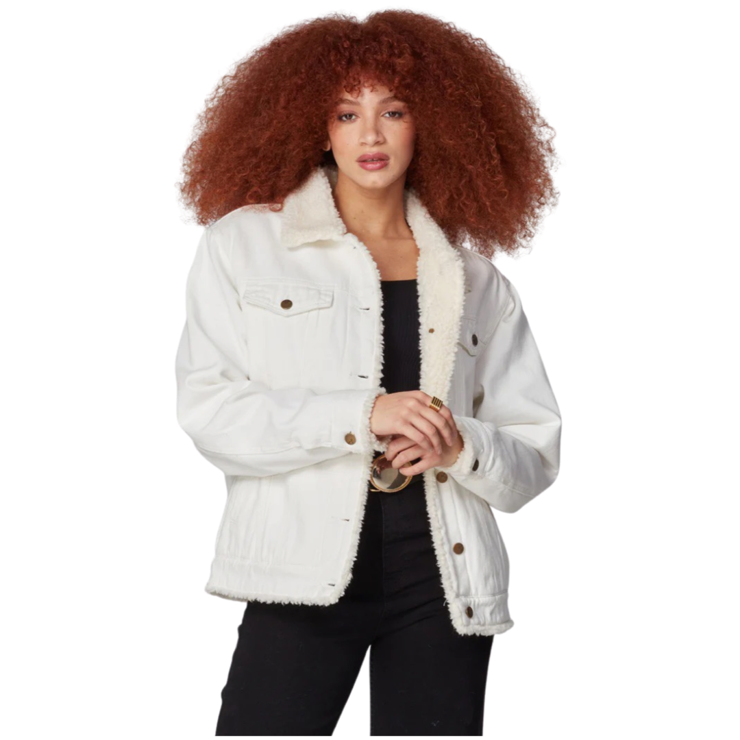 Apparel- Lola Jeans River Trucker Sherpa Jacket