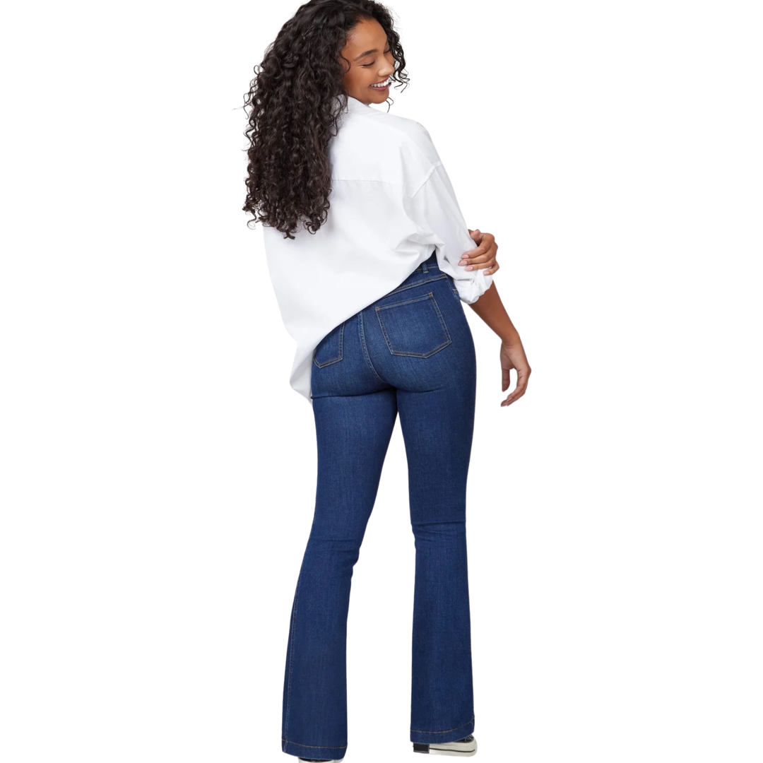 Spanx® Flare Jeans in Clean Black