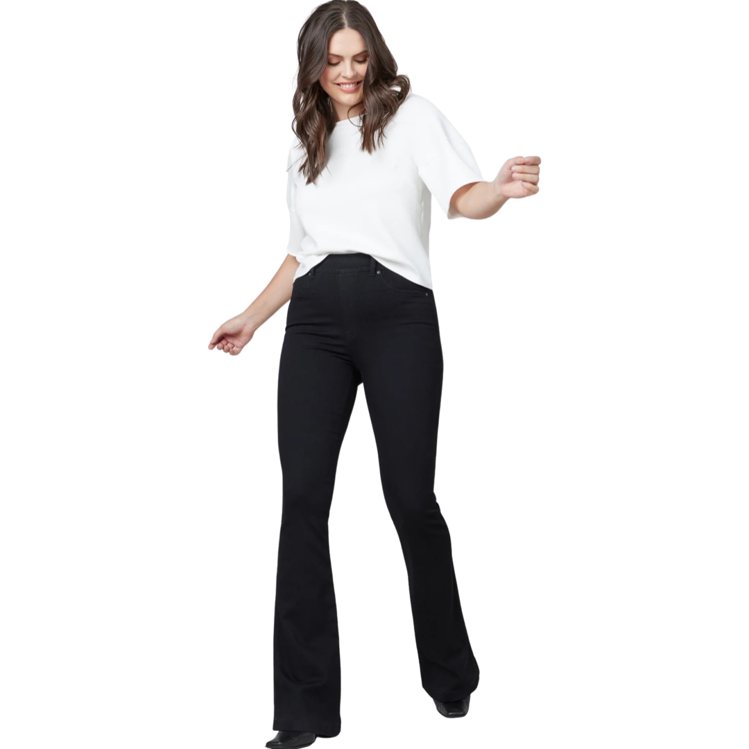 Buy Spanx Blue Clean Denim Flare Jeans from Next Luxembourg