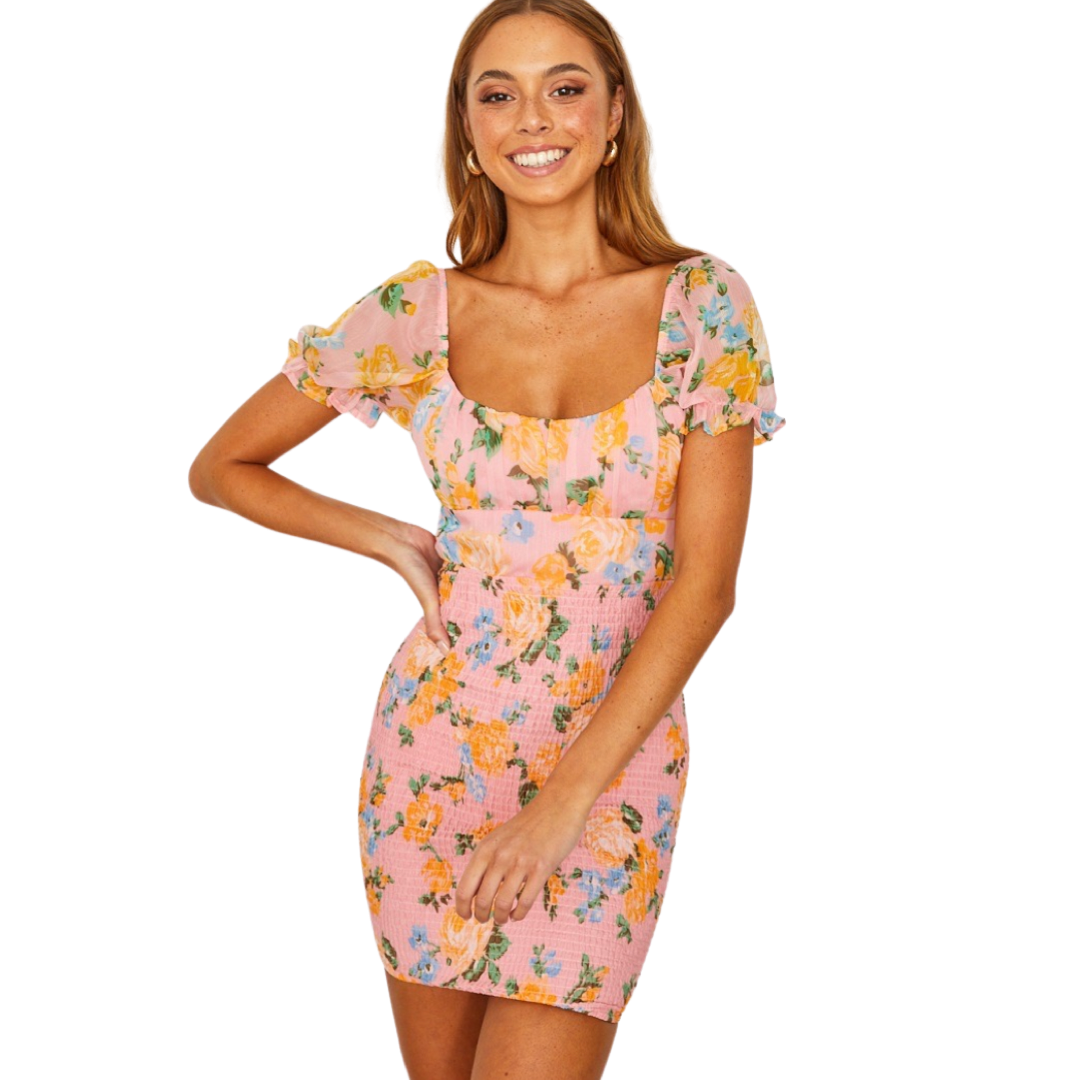 Apparel- One and Only Collective Floral Empire Waist Dress