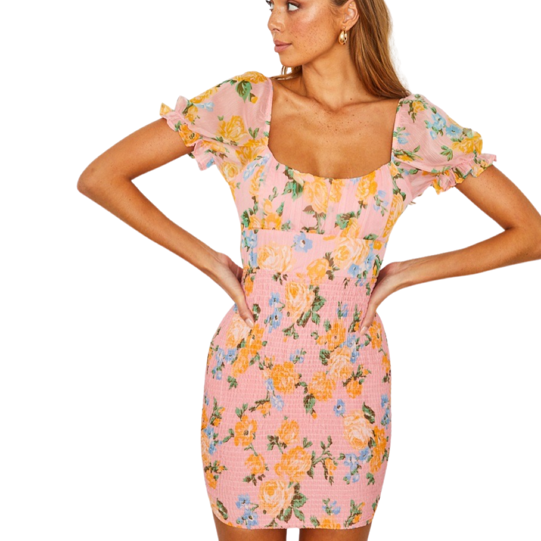 Apparel- One and Only Collective Floral Empire Waist Dress