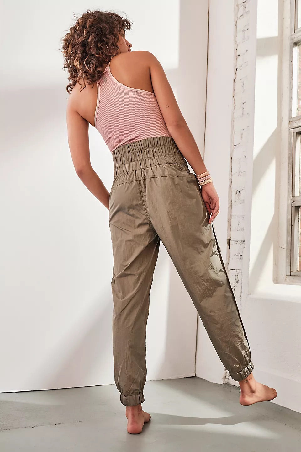 Apparel- Free People Movement The Way Home Jogger in Herbalicious