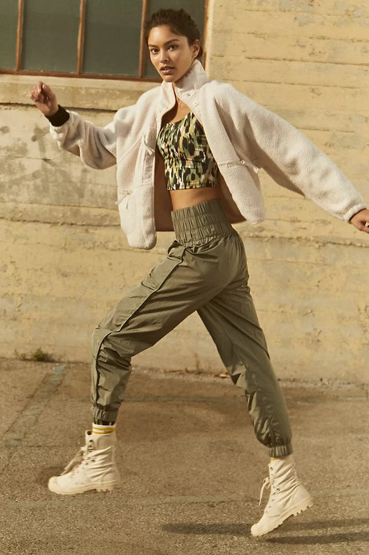 Apparel- Free People Movement The Way Home Jogger in Herbalicious