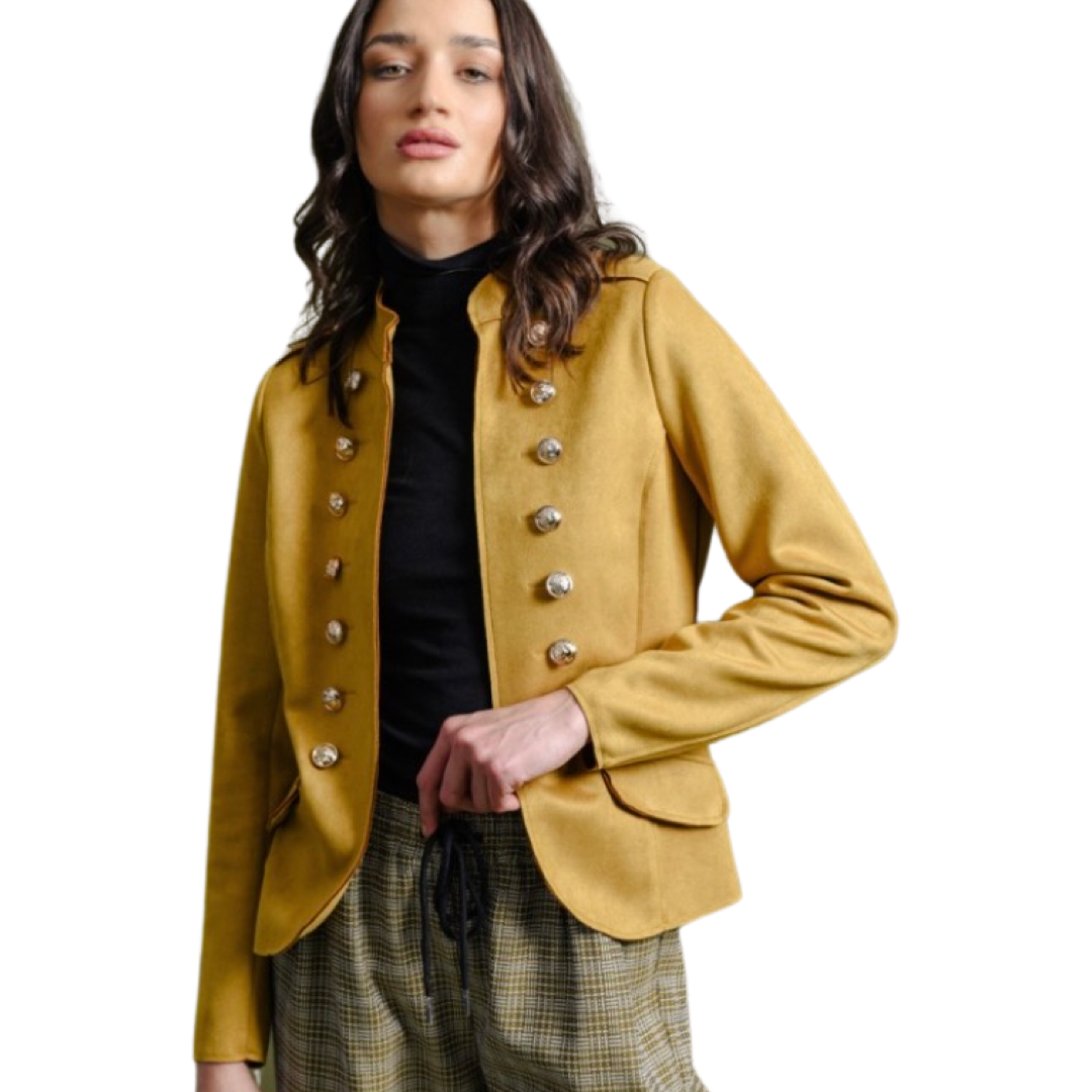 Apparel- Molly Bracken Officers Slim Fitted Jacket