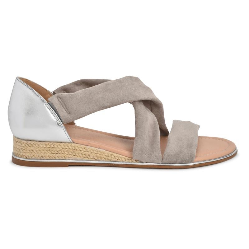 Shoes- Vintage Havana Pia Light Gray Sandal