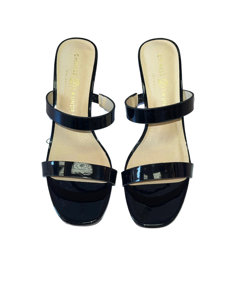 Shoes- Chinese Laundry Tete Heels in Patent Black