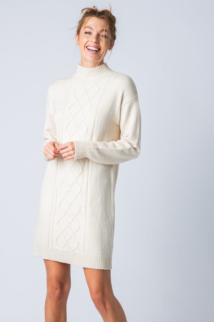 Off white clearance knit sweater dress